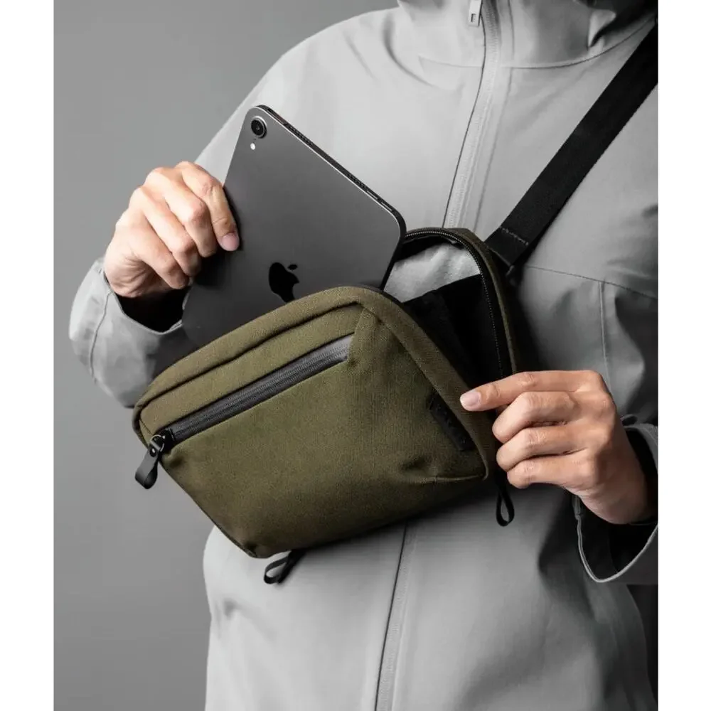 NWT Alpaka Elements Tech Travel Case Sling Bag Army Green | Axoflux 600D